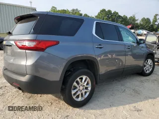 2021 Chevrolet Traverse LS with VIN 1GNERFKW8MJ122578, listed as a Copart auction lot 68529624 with 0 mi miles and Salvage Title. Bid and sale history available at carsss.com. Image 3.