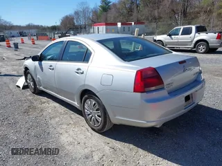 2008 Mitsubishi Galant ES with VIN 4A3AB36F28E019141, listed as a IAAI auction lot 41827566 with 156,269 mi miles. Bid and sale history available at carsss.com. Image 3.