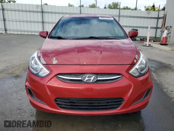 2017 Hyundai Accent Value Edition with VIN KMHCT4AE7HU360176, listed as a Copart auction lot 52005555 with 106,843 mi miles and Clean Title. Bid and sale history available at DreamBid. Image 5.