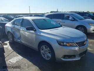 2016 Chevrolet Impala LS with VIN 2G11X5SA8G9193283, listed as a IAAI auction lot 41858313 with 170,074 mi miles. Bid and sale history available at carsss.com. Image 1.