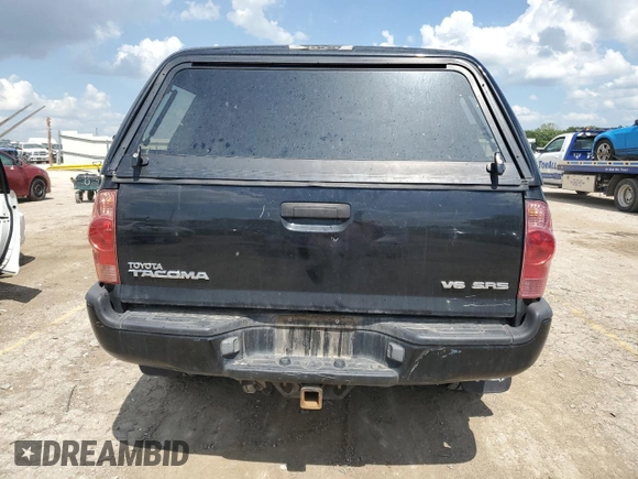 2005 Toyota Tacoma with VIN 5TEMU52N55Z018383, listed as a Copart auction lot 61807995 with 352,755 mi miles and Salvage title. Bid and sale history available at DreamBid. Image 6.
