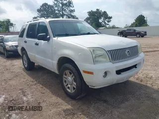 2002 Mercury Mountaineer Convenience z VIN 4M2ZU66W22ZJ33796, wystawiony jako IAAI lot #42117153 z przebiegiem 269 022 mil mil oraz . Historia ofert i sprzedaży dostępna na DreamBid. Obrazek 1.