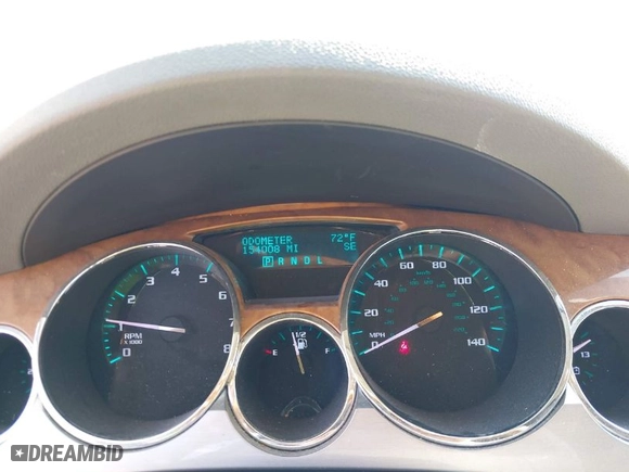 2012 Buick Enclave Leather with VIN 5GAKRCED9CJ129124, listed as a IAAI auction lot 41985885 with 154,008 mi miles. Bid and sale history available at carsss.com. Image 7.