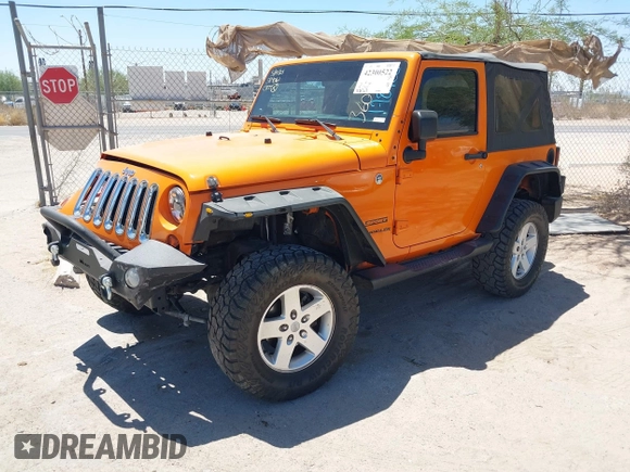 2012 Jeep Wrangler Sport with VIN 1C4AJWAG1CL178406, listed as a IAAI auction lot 42300522 with 110,767 mi miles and . Bid and sale history available at DreamBid. Image 2.