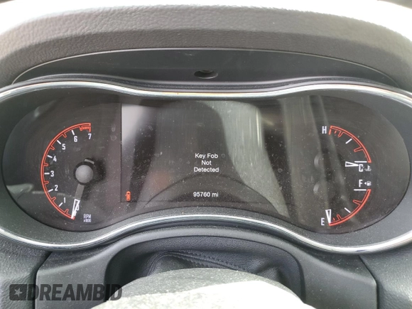 2018 Dodge Durango SXT with VIN 1C4RDJAGXJC381188, listed as a Copart auction lot 47891235 with 95,760 mi miles and Salvage Title. Bid and sale history available at DreamBid. Image 9.