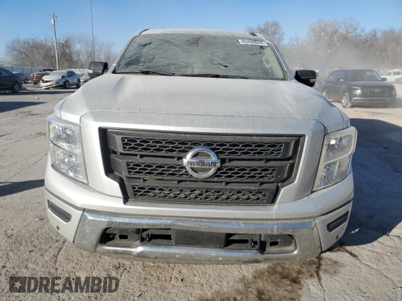 2020 Nissan Titan Platinum Reserve with VIN 1N6AA1EFXLN511854, listed as a Copart auction lot 83450044 with 75,894 mi miles and Salvage title. Bid and sale history available at DreamBid. Image 5.