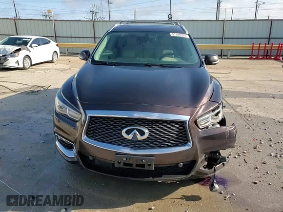 2019 Infiniti QX60 Pure with VIN 5N1DL0MN0KC504592, listed as a Copart auction lot 57896385 with 99,185 mi miles and Salvage title. Bid and sale history available at DreamBid. Image 14.