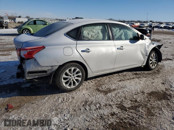 2019 Nissan Sentra SV with VIN 3N1AB7AP8KY316924, listed as a Copart auction lot 46639415 with Not Provided miles and Salvage Title. Bid and sale history available at DreamBid. Image 3.