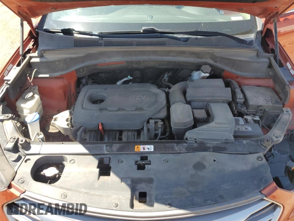2017 Hyundai Santa Fe 2.4L with VIN 5XYZU3LB7HG386173, listed as a Copart auction lot 62022945 with 140,089 mi miles and Salvage title. Bid and sale history available at DreamBid. Image 11.