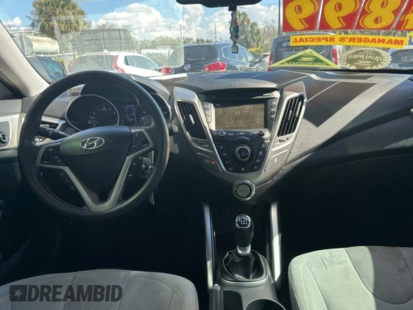 2012 Hyundai Veloster w/Gray Int with VIN KMHTC6AD6CU036826, listed as a Copart auction lot 45042645 with 169,498 mi miles and Clean title. Bid and sale history available at DreamBid. Image 9.