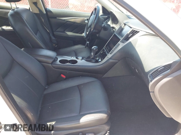 2015 Infiniti Q50 Sport with VIN JN1BV7AP4FM339122, listed as a IAAI auction lot 42566531 with 117,613 mi miles and . Bid and sale history available at DreamBid. Image 5.