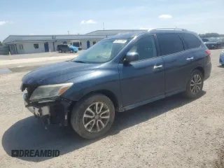 2015 Nissan Pathfinder S with VIN 5N1AR2MN6FC645878, listed as a Copart auction lot 60121285 with 191,449 mi miles and Salvage title. Bid and sale history available at DreamBid. Image 1.