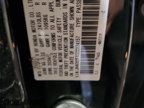2012 Acura TSX Special Edition with VIN JH4CU2F83CC024157, listed as a Copart auction lot 51218525 with 163,213 mi miles and Salvage Title. Bid and sale history available at carsss.com. Image 13.