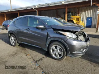 2016 Honda HR-V EX-L w/Navi with VIN 3CZRU6H72GM718666, listed as a Copart auction lot 49876295 with 56,276 mi miles and Salvage Title. Bid and sale history available at carsss.com. Image 4.