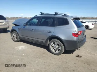 2004 BMW X3 3.0i with VIN WBXPA934X4WD00202, listed as a Copart auction lot 50757835 with 201,258 mi miles and Salvage Title. Bid and sale history available at carsss.com. Image 2.