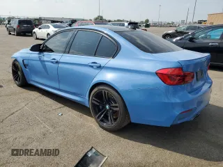 2016 BMW M3 z VIN WBS8M9C54G5D30168, wystawiony jako Copart lot #59116085 z przebiegiem 79 106 mil mil oraz Szkoda całkowita • Salvage title. Historia ofert i sprzedaży dostępna na DreamBid. Obrazek 2.