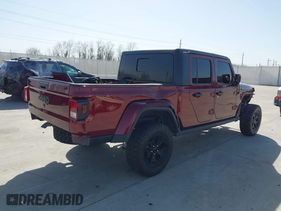 2021 Jeep Gladiator Willys z VIN 1C6HJTAG0ML536455, wystawiony jako IAAI lot #41702393 z przebiegiem 90 644 mil mil oraz . Historia ofert i sprzedaży dostępna na DreamBid. Obrazek 4.