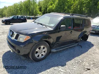 2006 Nissan Pathfinder SE z VIN 5N1AR18W26C643171, wystawiony jako Copart lot #57484075 z przebiegiem Nie podano mil oraz Szkoda całkowita • Salvage title. Historia ofert i sprzedaży dostępna na DreamBid. Obrazek 1.