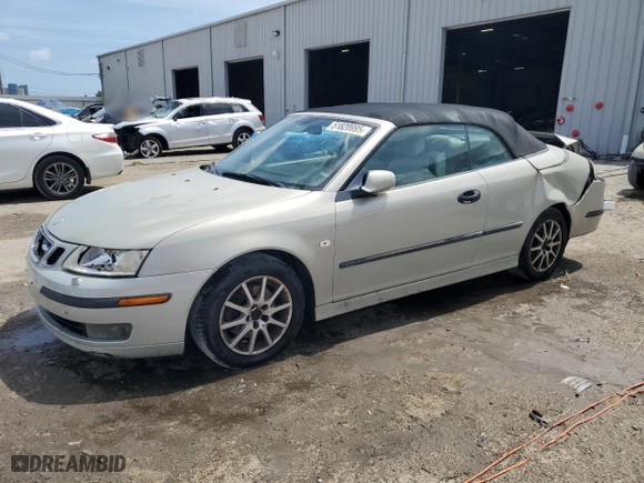 2005 Saab 9-3 with VIN YS3FD75YX56003295, listed as a Copart auction lot 51820995 with 79,783 mi miles and Salvage Title. Bid and sale history available at carsss.com. Image 1.