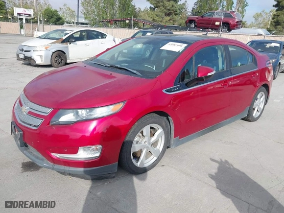 2012 Chevrolet Volt with VIN 1G1RB6E46CU112596, listed as a IAAI auction lot 42087098 with 112,965 mi miles. Bid and sale history available at carsss.com. Image 2.