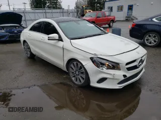 2017 Mercedes-Benz CLA 250 with VIN WDDSJ4GB0HN492621, listed as a Copart auction lot 45996715 with 110,630 mi miles and Salvage Title. Bid and sale history available at DreamBid. Image 4.