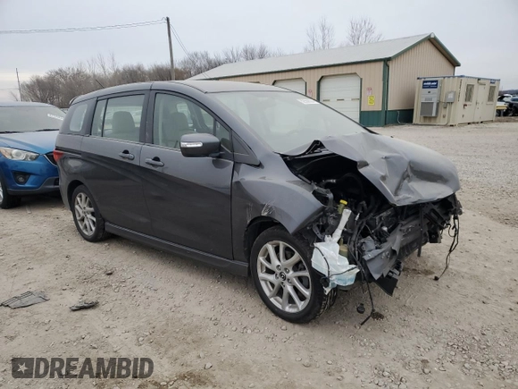 2013 Mazda 5 Touring with VIN JM1CW2CL8D0162400, listed as a Copart auction lot 82558624 with Not provided miles and Salvage title. Bid and sale history available at DreamBid. Image 4.