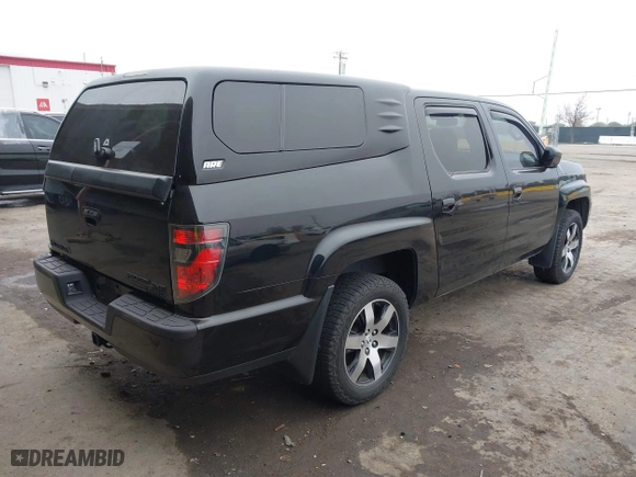 2014 Honda Ridgeline SE with VIN 5FPYK1F66EB007436, listed as a IAAI auction lot 41079137 with 87,359 mi miles. Bid and sale history available at carsss.com. Image 4.