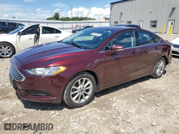 2017 Ford Fusion SE with VIN 3FA6P0H74HR250821, listed as a Copart auction lot 62937965 with 101,919 mi miles and Clean title. Bid and sale history available at DreamBid. Image 1.