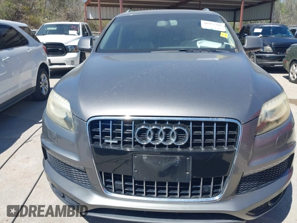 2011 Audi Q7 S line with VIN WA1DGAFE2BD004546, listed as a IAAI auction lot 41857382 with 163,493 mi miles and . Bid and sale history available at DreamBid. Image 6.