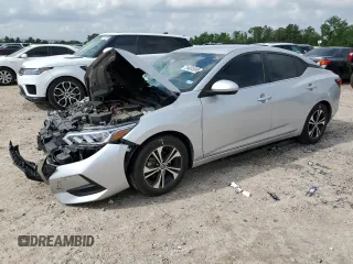 2023 Nissan Sentra SV z VIN 3N1AB8CVXPY318604, wystawiony jako Copart lot #54005095 z przebiegiem 30 414 mil mil oraz Szkoda całkowita • Salvage title. Historia ofert i sprzedaży dostępna na DreamBid. Obrazek 1.