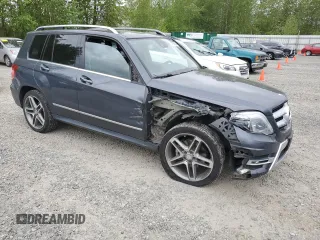 2015 Mercedes-Benz GLK 350 with VIN WDCGG8JB6FG418601, listed as a Copart auction lot 54785555 with 104,083 mi miles and Salvage Title. Bid and sale history available at DreamBid. Image 4.