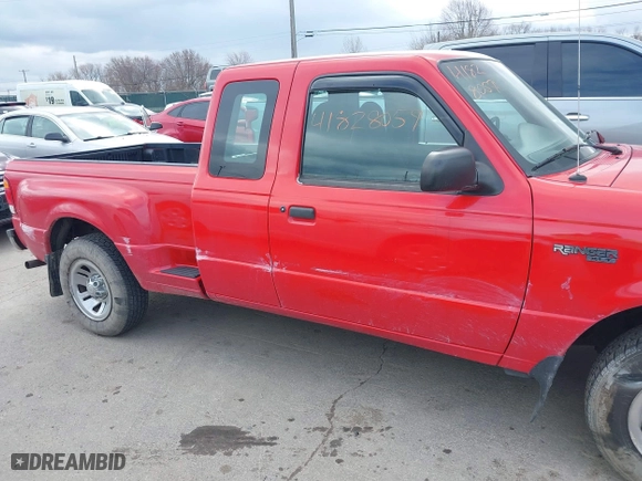 1999 Ford Ranger XL with VIN 1FTYR14V7XTA05242, listed as a IAAI auction lot 41828059 with 105,460 mi miles. Bid and sale history available at carsss.com. Image 6.