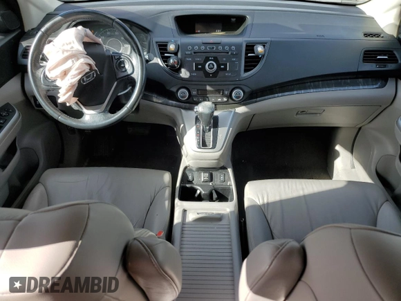 2012 Honda CR-V EX-L with VIN 5J6RM4H7XCL028874, listed as a Copart auction lot 52494475 with 234,035 mi miles and Salvage title. Bid and sale history available at DreamBid. Image 8.