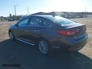 2015 Hyundai Sonata 2.4L Sport with VIN 5NPE34AF6FH174223, listed as a IAAI auction lot 41748484 with 100,492 mi miles. Bid and sale history available at carsss.com. Image 3.