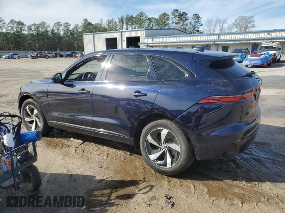 2024 Jaguar F-Pace R-Dynamic S with VIN SADCT2EX5RA721027, listed as a Copart auction lot 64430555 with 22,193 mi miles and Clean title. Bid and sale history available at DreamBid. Image 2.