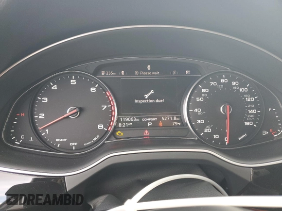 2018 Audi Q7 Premium Plus with VIN WA1LABF77JD014718, listed as a Copart auction lot 63230515 with 119,063 mi miles and Clean title. Bid and sale history available at DreamBid. Image 9.