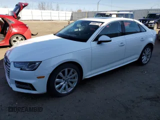 2018 Audi A4 Komfort z VIN WAUANAF44JN001448, wystawiony jako Copart lot #53506775 z przebiegiem 208 100 mil mil oraz Szkoda całkowita • Salvage title. Historia ofert i sprzedaży dostępna na DreamBid. Obrazek 1.