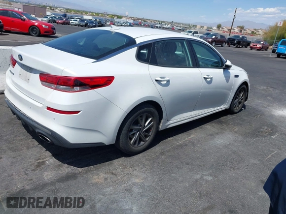 2019 Kia Optima LX with VIN 5XXGT4L30KG335926, listed as a IAAI auction lot 41986835 with 114,309 mi miles. Bid and sale history available at carsss.com. Image 4.