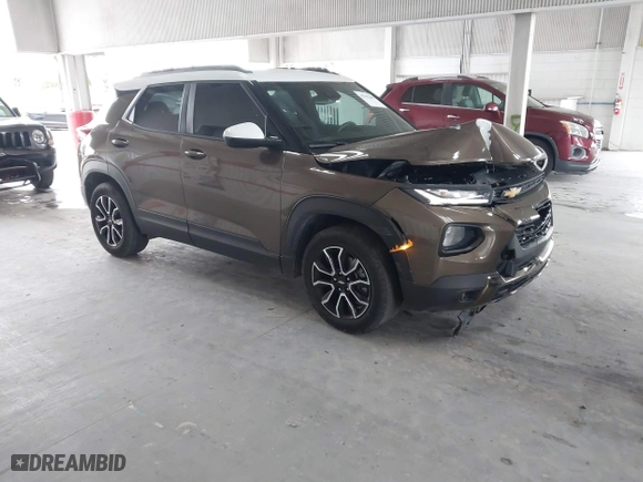 2021 Chevrolet TrailBlazer ACTIV with VIN KL79MVSL7MB172257, listed as a IAAI auction lot 41392680 with 31,222 mi miles. Bid and sale history available at carsss.com. Image 1.