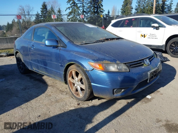 2008 Honda Civic Cpe LX with VIN 2HGFG12658H522516, listed as a IAAI auction lot 41447434 with 151,531 mi miles. Bid and sale history available at carsss.com. Image 1.