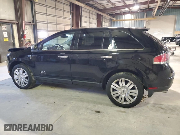2008 Lincoln MKX with VIN 2LMDU88C98BJ12745, listed as a Copart auction lot 50381385 with 124,532 mi miles and Salvage Title. Bid and sale history available at carsss.com. Image 2.