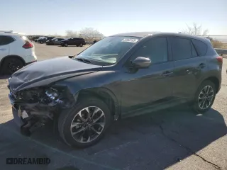2016 Mazda CX-5 Grand Touring with VIN JM3KE4DY0G0674717, listed as a Copart auction lot 52053165 with 36,341 mi miles and Salvage Title. Bid and sale history available at carsss.com. Image 1.