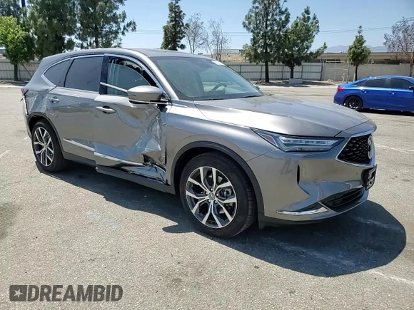 2024 Acura MDX Technology with VIN 5J8YD9H43RL004933, listed as a Copart auction lot 56544625 with 1,870 mi miles and Salvage title. Bid and sale history available at DreamBid. Image 14.