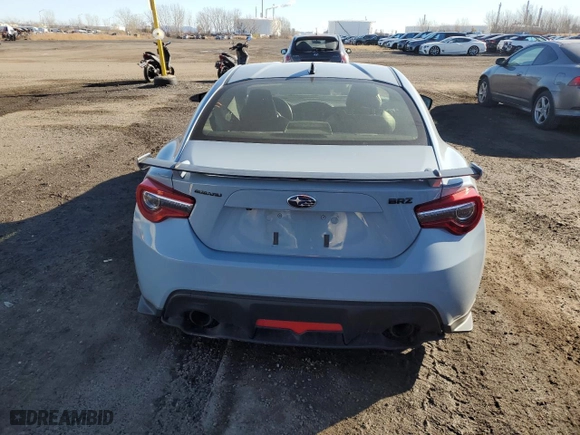 2019 Subaru BRZ Limited with VIN JF1ZCAC12K9601021, listed as a Copart auction lot 80117894 with 21,363 mi miles and Salvage Title. Bid and sale history available at carsss.com. Image 6.