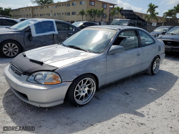 1997 Honda Civic EX with VIN 1HGEJ8143VL043998, listed as a Copart auction lot 51795345 with 129,631 mi miles and Non Repairable. Bid and sale history available at carsss.com. Image 1.