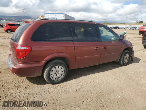 2007 Chrysler Town & Country LWB LX with VIN 2A4GP44R67R341603, listed as a Copart auction lot 78658554 with 0 mi miles and Salvage Title. Bid and sale history available at carsss.com. Image 3.