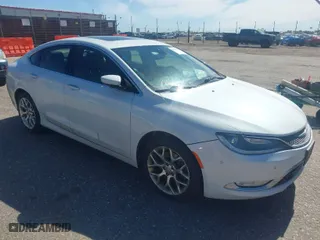 2015 Chrysler 200 C with VIN 1C3CCCEG8FN624043, listed as a IAAI auction lot 42045910 with 96,143 mi miles. Bid and sale history available at carsss.com. Image 1.