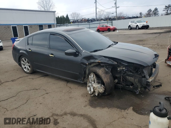2008 Nissan Maxima 3.5 SL with VIN 1N4BA41E88C816316, listed as a Copart auction lot 51291695 with 245,181 mi miles and Salvage Title. Bid and sale history available at carsss.com. Image 4.