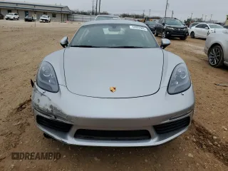 2025 Porsche Cayman S with VIN WP0AB2A83SK261452, listed as a Copart auction lot 51907845 with 462 mi miles and Salvage Title. Bid and sale history available at DreamBid. Image 5.