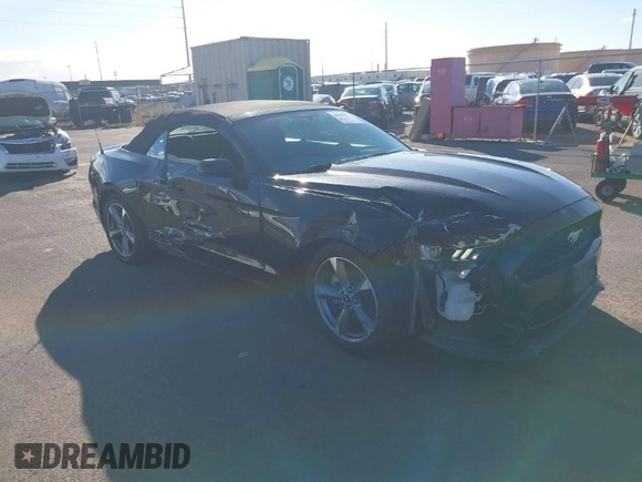 2017 Ford Mustang V6 with VIN 1FATP8EM4H5229028, listed as a IAAI auction lot 40808873 with 66,481 mi miles and . Bid and sale history available at carsss.com. Image 1.